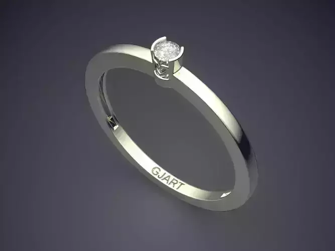 Ring With Small Diamond Gjart A-394