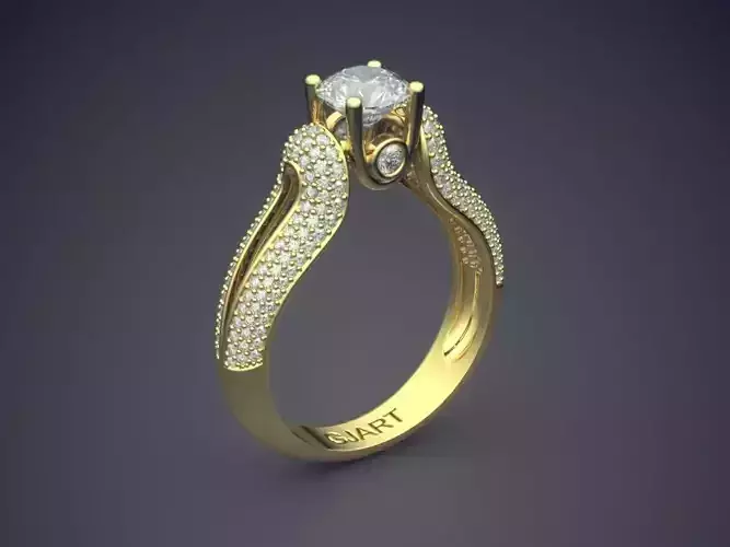 Ring With Diamonds Gjart A-389