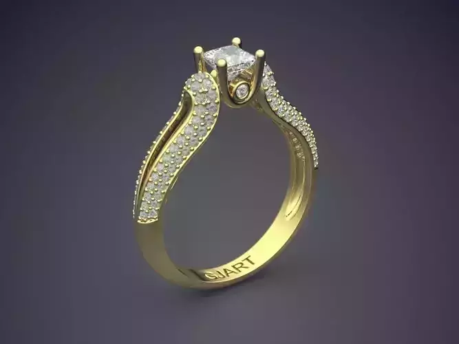 Ring With Diamonds Gjart A-390