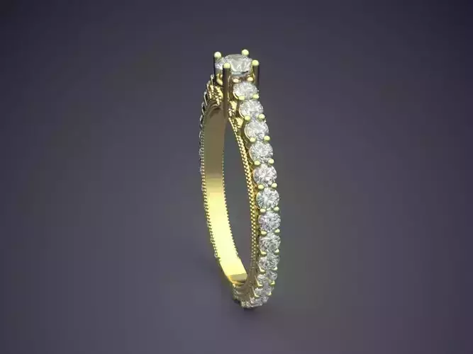 Ring With Diamonds Gjart A-387