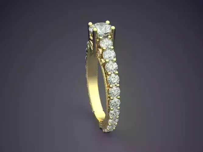 Ring With Diamonds Gjart A-386