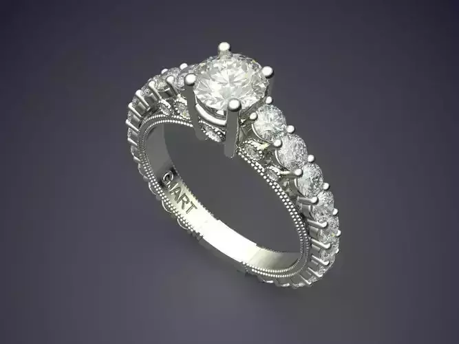 Ring With Diamonds Gjart A-386