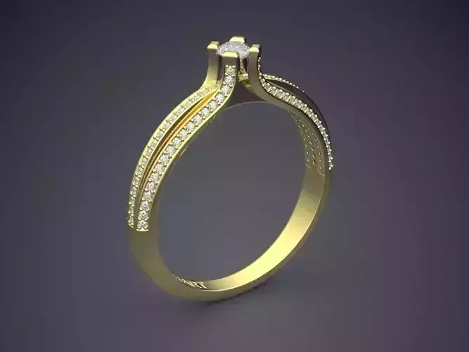 Ring With Diamonds Gjart A-383