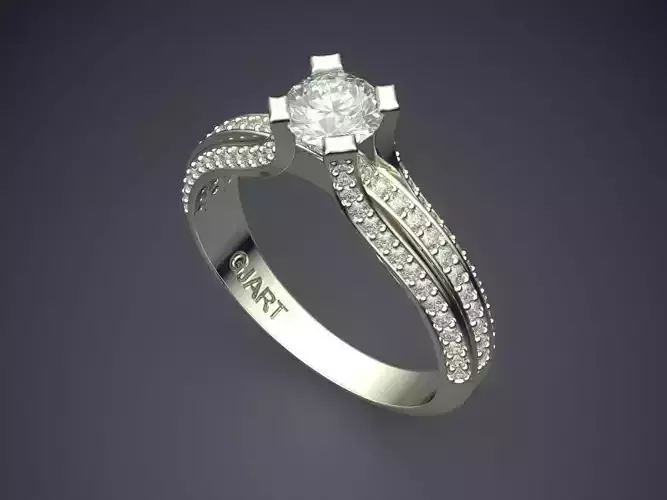 Ring With Diamonds Gjart A-382