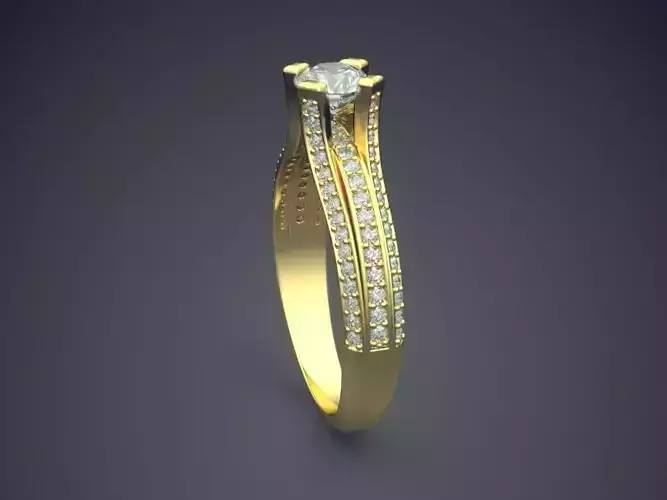 Ring With Diamonds Gjart A-382
