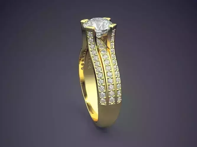 Ring With Diamonds Gjart A-381