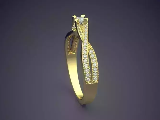 Ring With Diamonds Gjart A-380