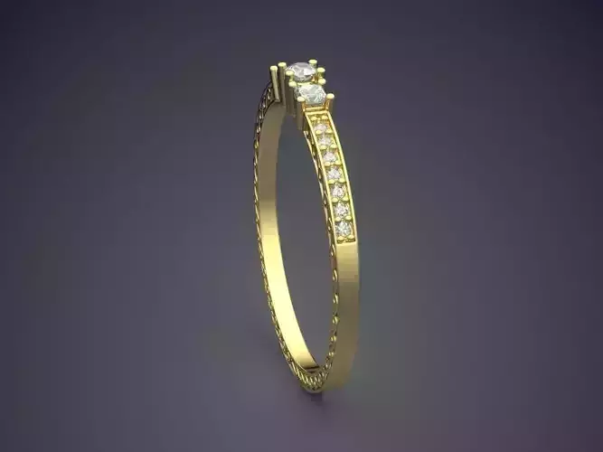 Ring With Diamonds Gjart A-38