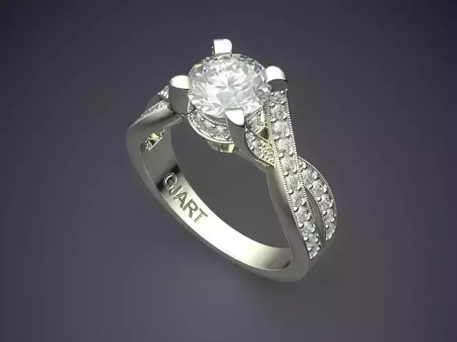 Ring With Diamonds Gjart A-378
