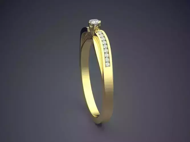 Ring With Diamonds Gjart A-377