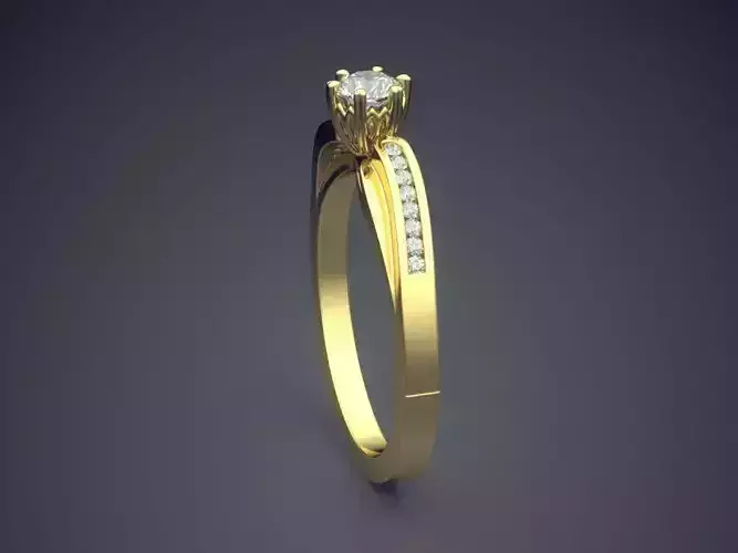 Ring With Diamonds Gjart A-376