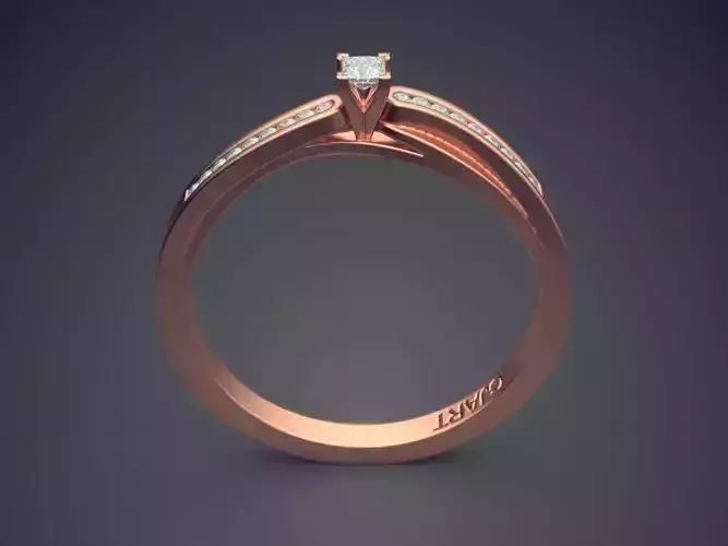 Ring With Diamonds Gjart A-374