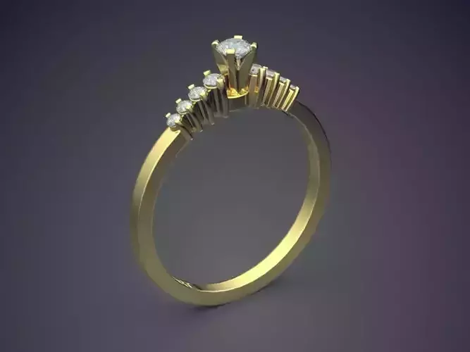 Ring With Diamonds Gjart A-371
