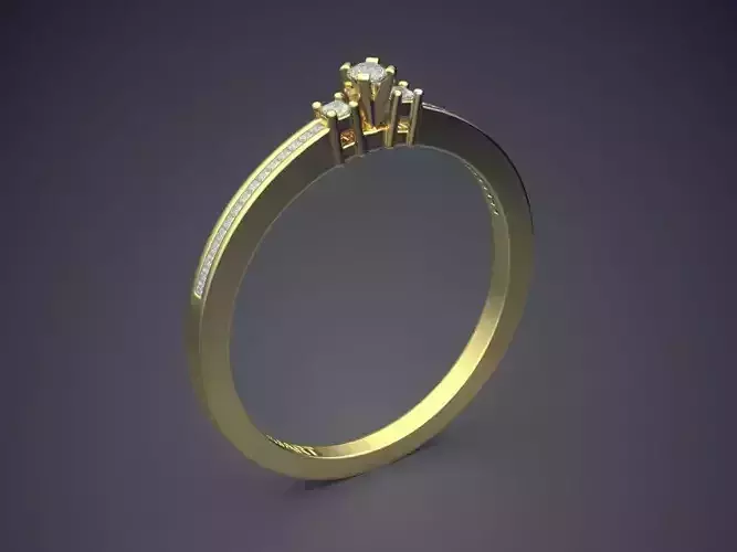 Ring With Diamonds Gjart A-365