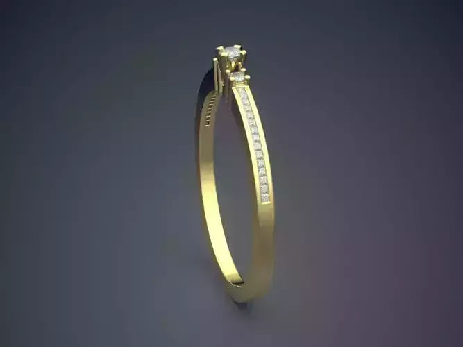 Ring With Diamonds Gjart A-365