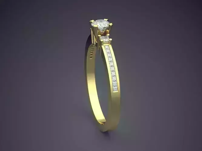 Ring With Diamonds Gjart A-364