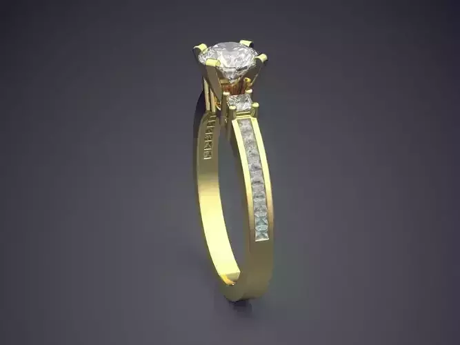 Ring With Diamonds Gjart A-363