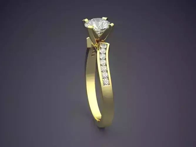 Ring With Diamonds Gjart A-360