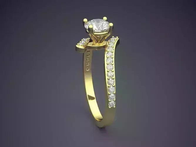 Ring With Diamonds Gjart A-351