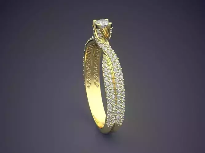 Ring With Diamonds Gjart A-347