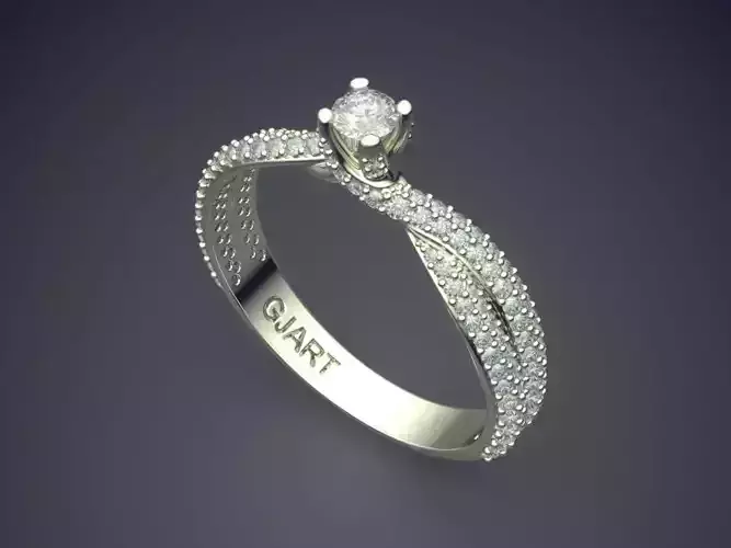 Ring With Diamonds Gjart A-347
