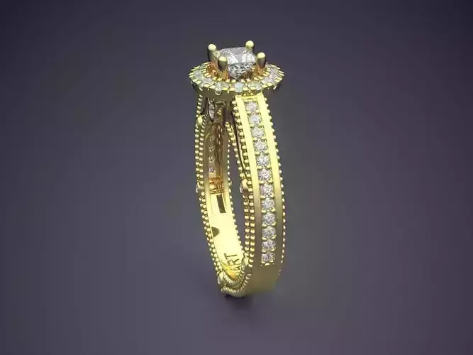 Luxurious Ring With Diamonds Gjart A-343
