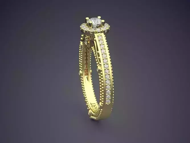 Luxurious Ring With Diamonds Gjart A-340