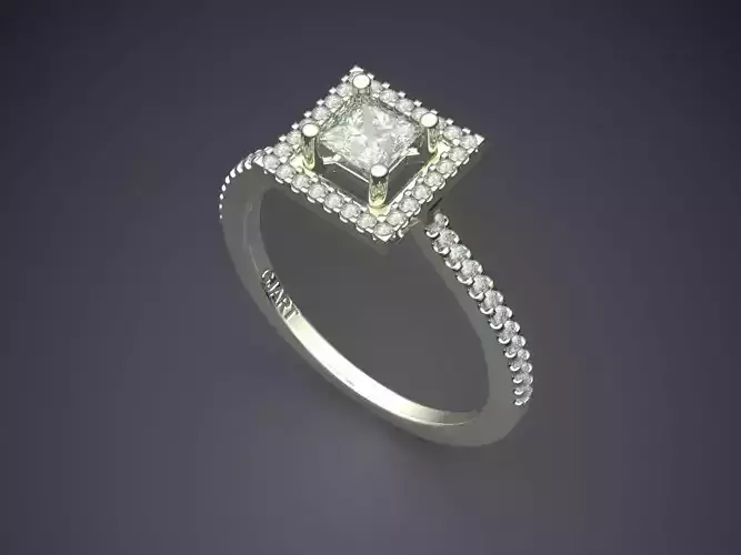 Ring With Diamonds A-34