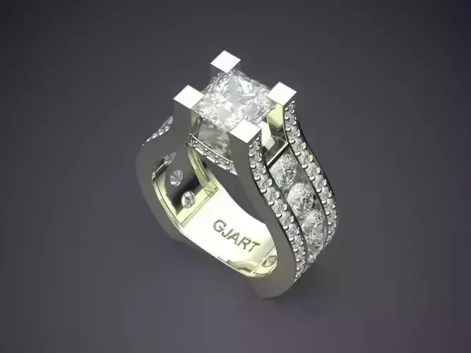 Ring With Diamonds Gjart A-332