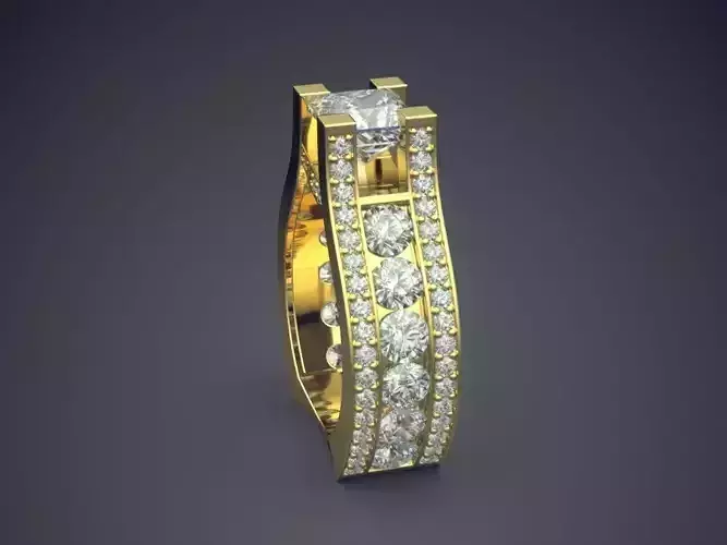 Ring With Diamonds Gjart A-332