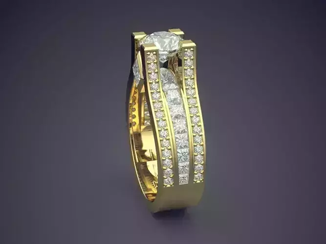 Ring With Diamonds Gjart A-329