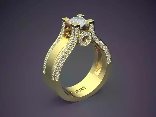 Ring With Diamonds Gjart A-322