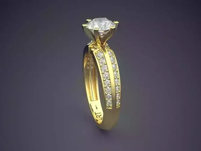 Ring With Diamonds Gjart A-313