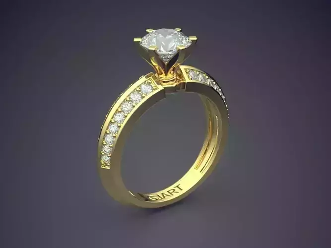 Ring With Diamonds Gjart A-313