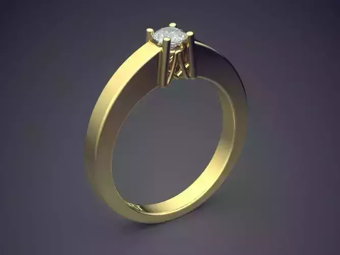 Ring With Diamond Gjart A-31