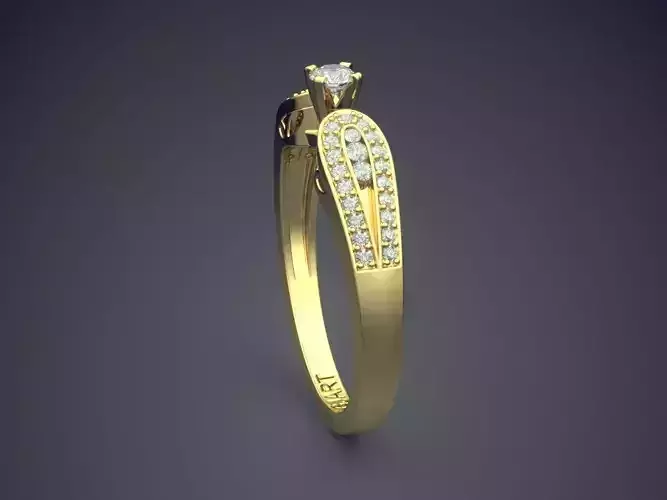 Ring With Diamonds Gjart A-309