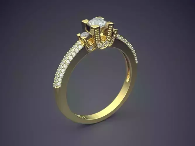 Ring With Diamonds Gjart A-303