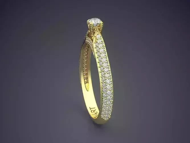 Ring With Diamonds Gjart A-306