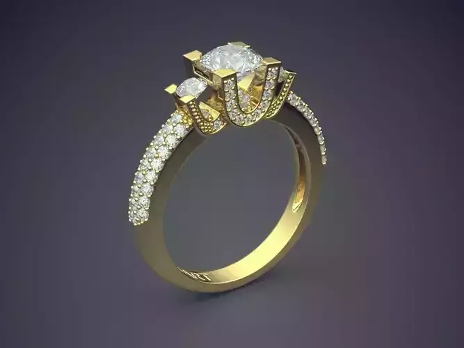 Luxurious Ring With Diamonds Gjart A-302