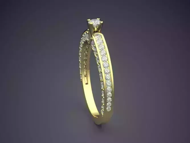 Luxurious Ring With Diamonds Gjart A-301