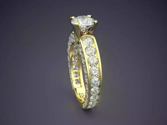 Luxurious Ring With Diamonds Gjart A-300