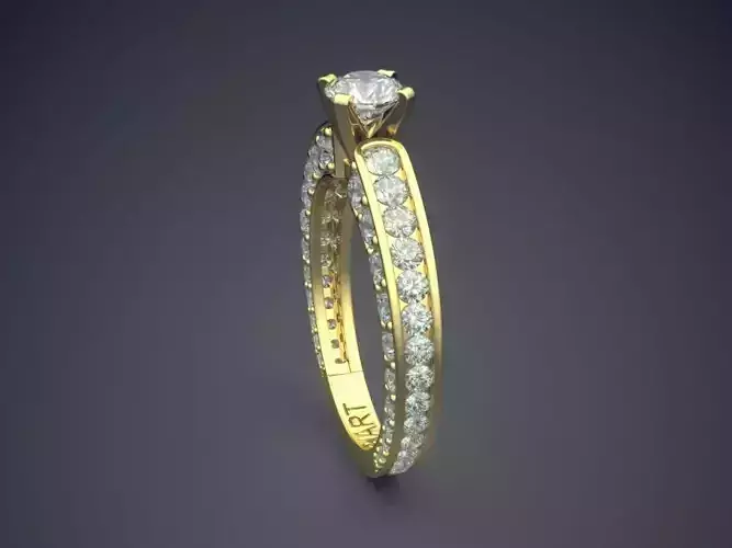 Luxurious Ring With Diamonds Gjart A-299