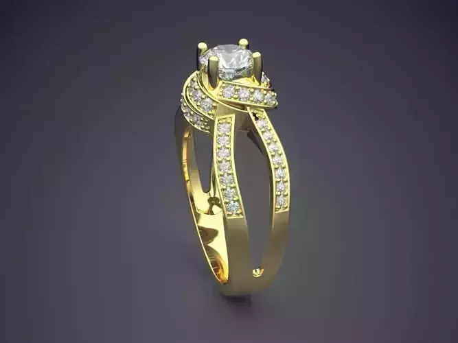 Luxurious Ring With Diamonds Gjart A-298