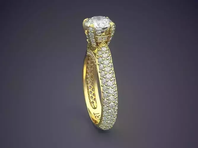 Luxurious Ring With Diamonds Gjart A-304
