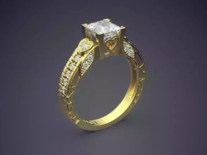 Luxurious Ring With Diamonds Gjart A-296
