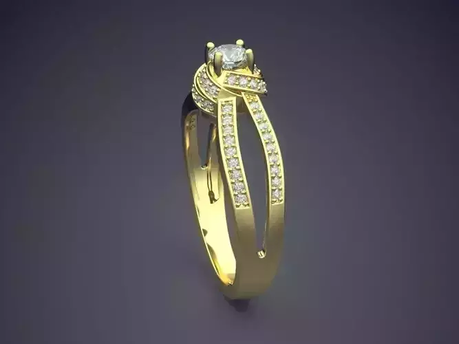 Luxurious Ring With Diamonds Gjart A-297