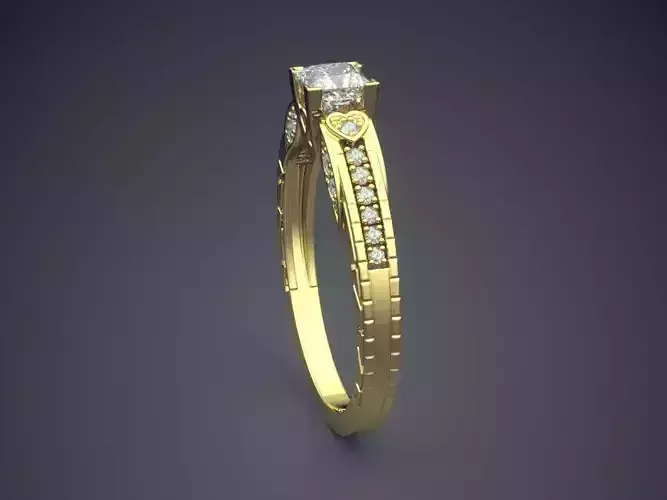 Luxurious Ring With Diamonds Gjart A-295