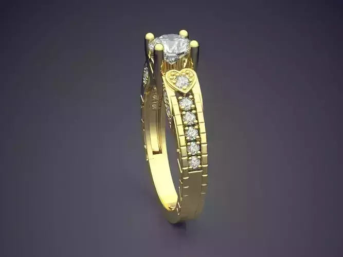 Luxurious Ring With Diamonds Gjart A-294