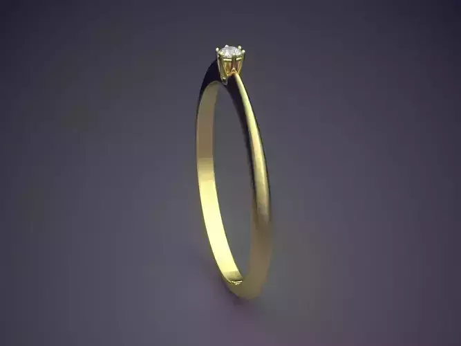 Ring With Tiny Diamond Gjart A-289