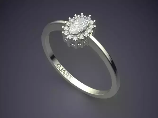Ring With Diamonds Gjart A-286